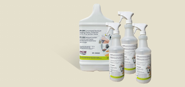 NPH 2000 Concentrated Neutral PH Oxidizing Cleaner, Disinfectant and No Rinse Sanitizer