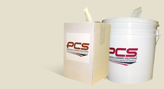 Process Cleaning Buckets with Lids / Wet & Dry Bulk Wipes