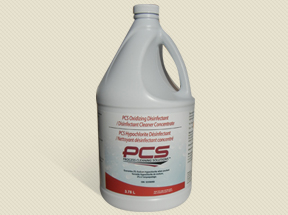 PCS Oxidizing Disinfectant/Disinfectant Cleaner Concentrate